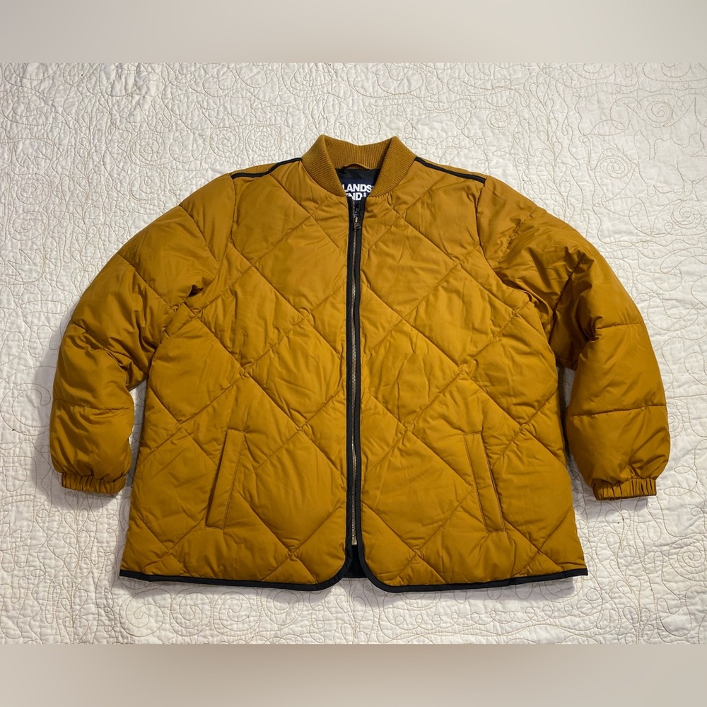 New Lands' End Women's Size 1X Primaloft Collection Quilted Jacket‎